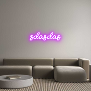 Custom Wedding LED Neon Sign: sdasdas