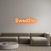 Custom LED Neon Sign: 2wsd2w