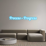 Custom LED Neon Sign: Process > Pro...