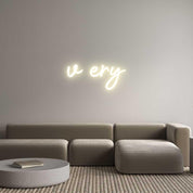 Custom LED Neon Sign: v ery