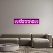 Custom LED Neon Sign: wdrrrew