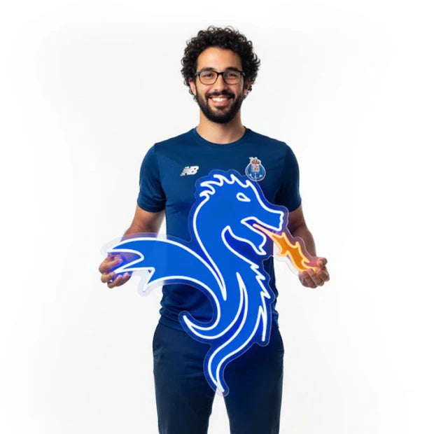FC Porto Dragon LED Neon Sign – Officially Licensed Light Decor
