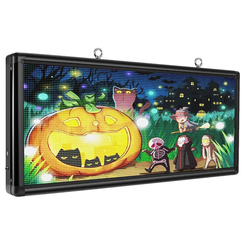 Outdoor LED Programmable Display Sign 103 × 45 cm (Full Colour, Wi-Fi, Graphics)