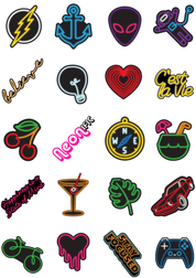 Neonific Neon Stickers