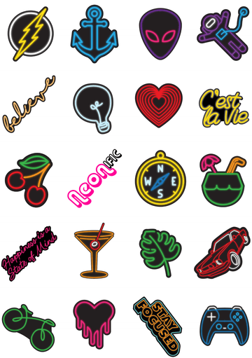 Neonific Neon Stickers - NEONIFIC