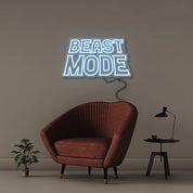 Beastmode - Neonific - LED Neon Signs - 18" (46cm) - Light Blue