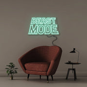 Beastmode - Neonific - LED Neon Signs - 18" (46cm) - Sea Foam