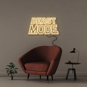 Beastmode - Neonific - LED Neon Signs - 18" (46cm) - Warm White