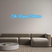 Custom LED Neon Sign: The Royal Bel... - Neonific - LED Neon Signs - -