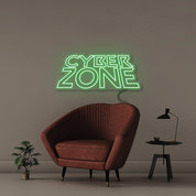 Cyber Zone - Neonific - LED Neon Signs - 30" (76cm) - Green