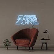 Cyber Zone - Neonific - LED Neon Signs - 30" (76cm) - Light Blue