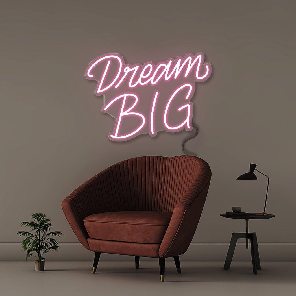 Dream Big - Neonific - LED Neon Signs - 24" (61cm) - Light Blue