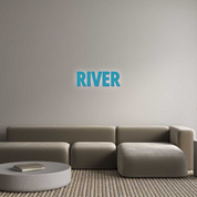 Custom Sign: RIVER