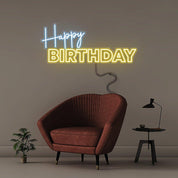 Happy Birthday - Neonific - LED Neon Signs - 30" (76cm) - Multi - color