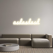 Custom LED Neon Sign: asdasdasd