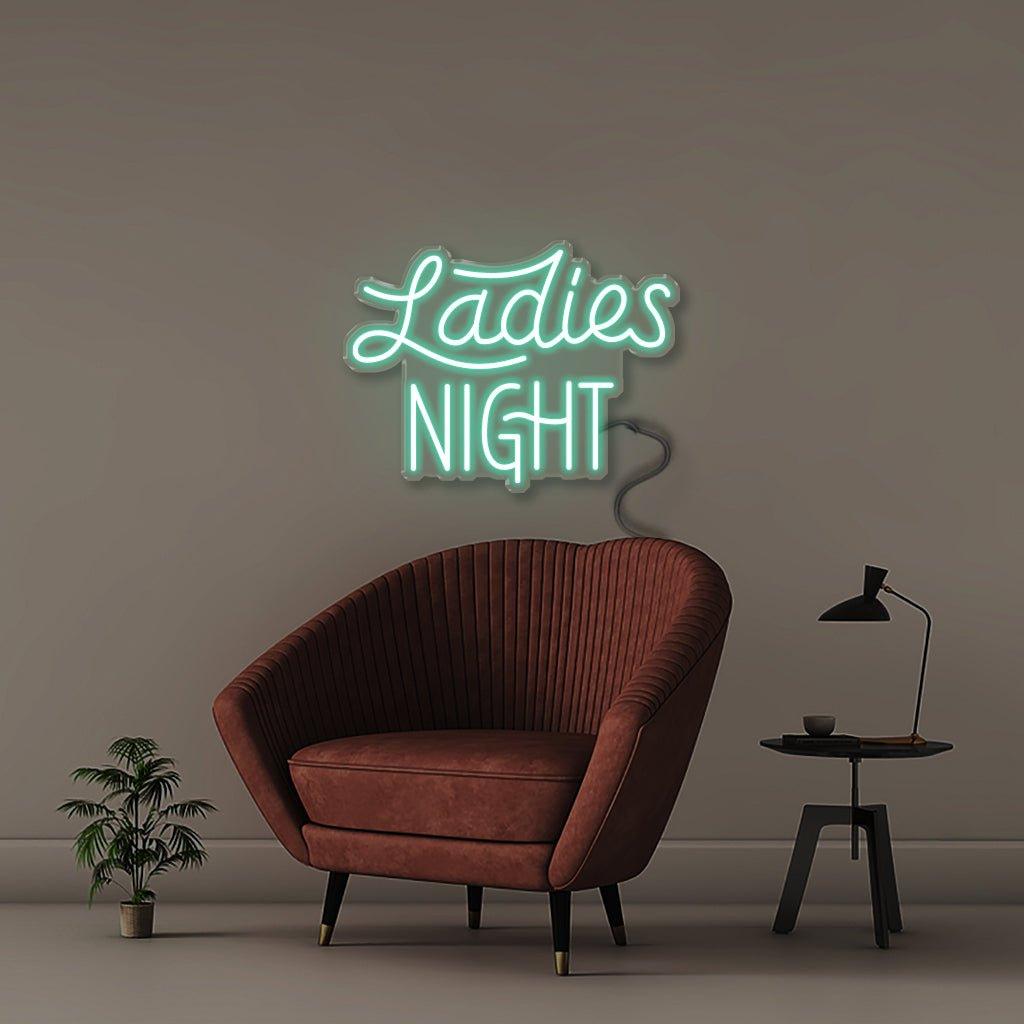 Ladies Night - Neonific - LED Neon Signs - 50 CM - Blue