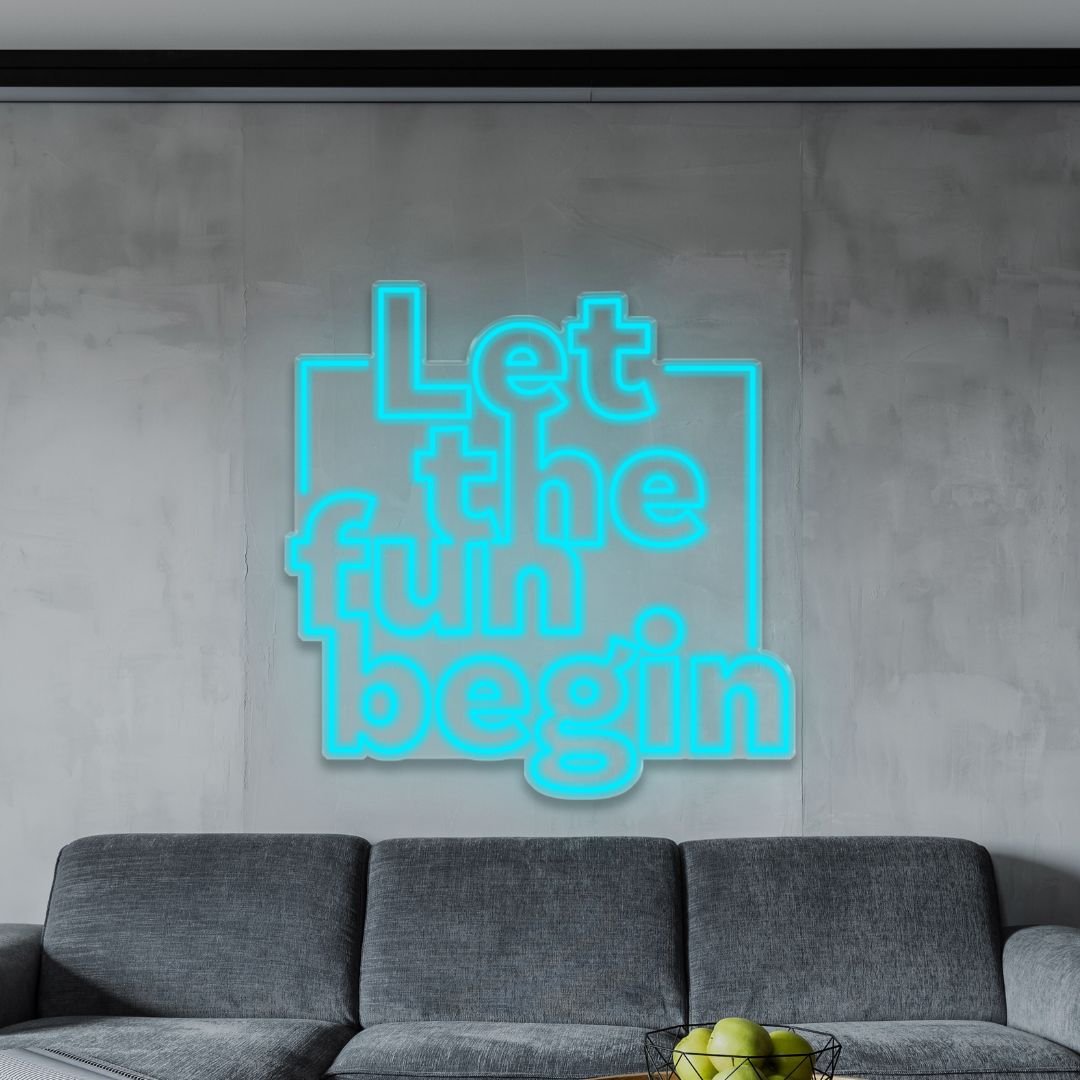 Let the fun begin - Neonific - LED Neon Signs - 36" (91cm) -