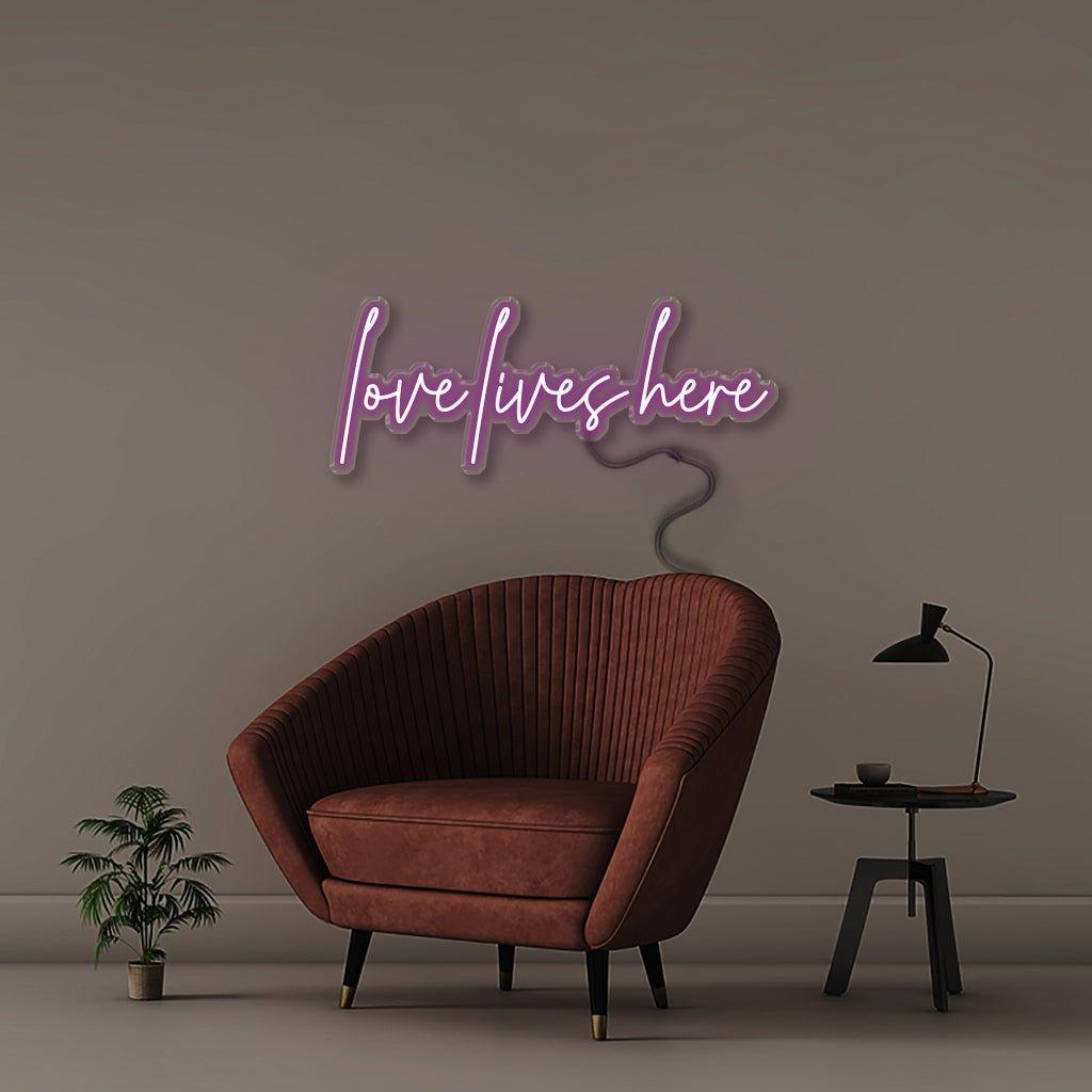 Love lives here - NEONIFIC