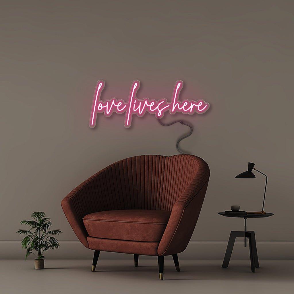 Love lives here - NEONIFIC