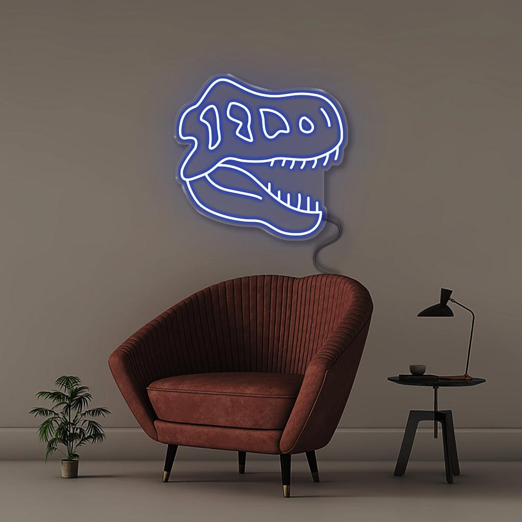Neon Dino Skull - NEONIFIC