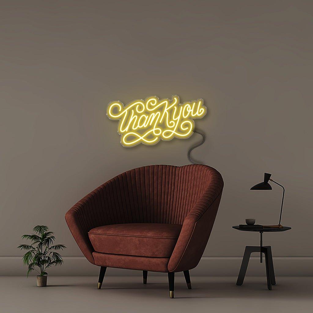 Thank You - Neonific - LED Neon Signs - 61cm (24") - 