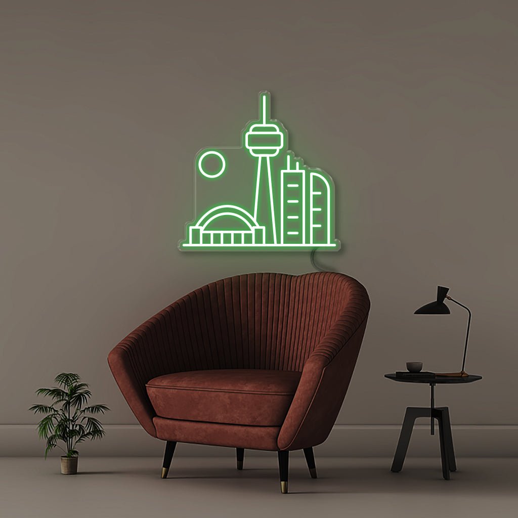 Toronto - Neonific - LED Neon Signs - 18" (48cm) - Green