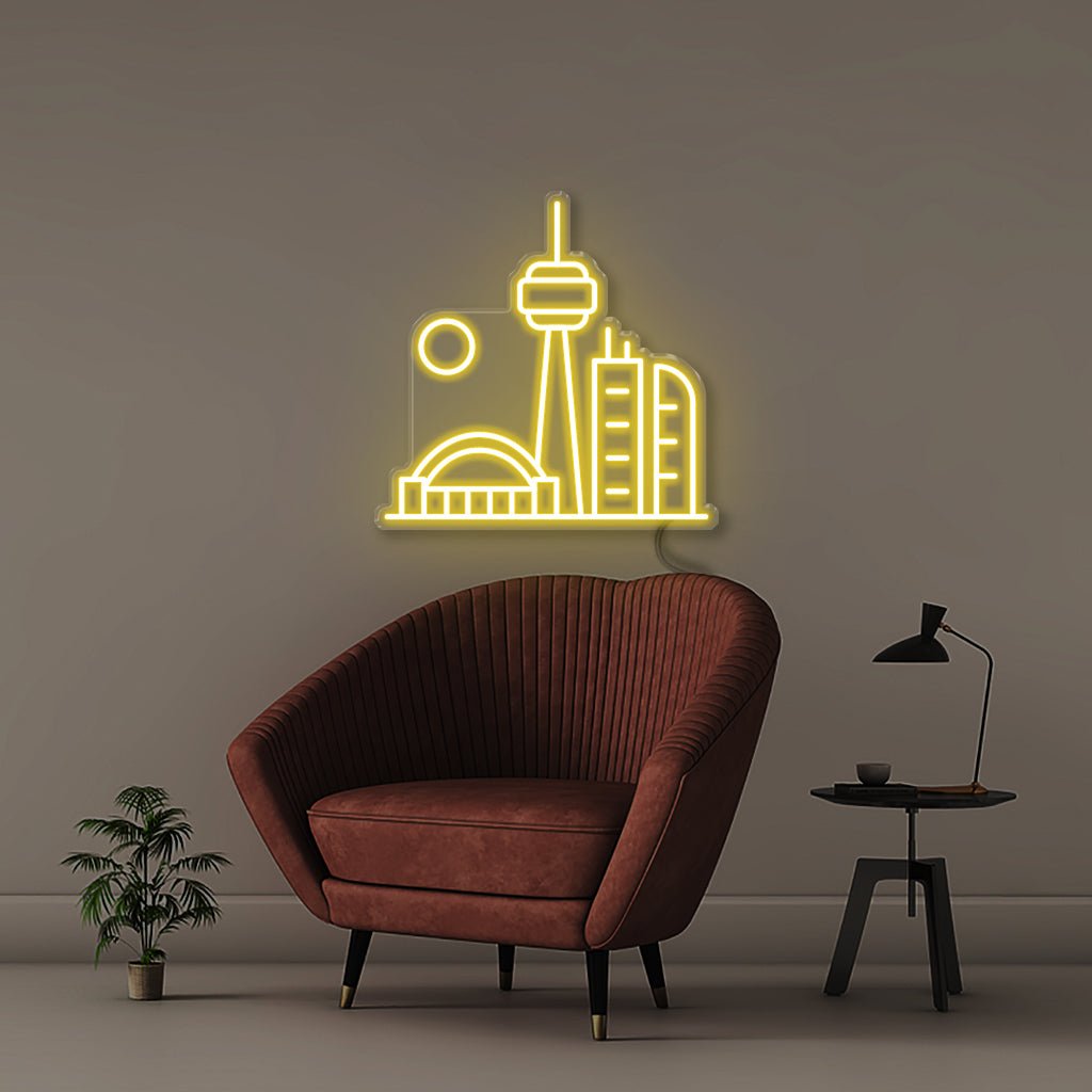 Toronto - Neonific - LED Neon Signs - 18" (48cm) - Yellow