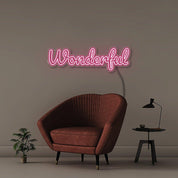 Wonderful - Neonific - LED Neon Signs - 36" (91cm) - Pink